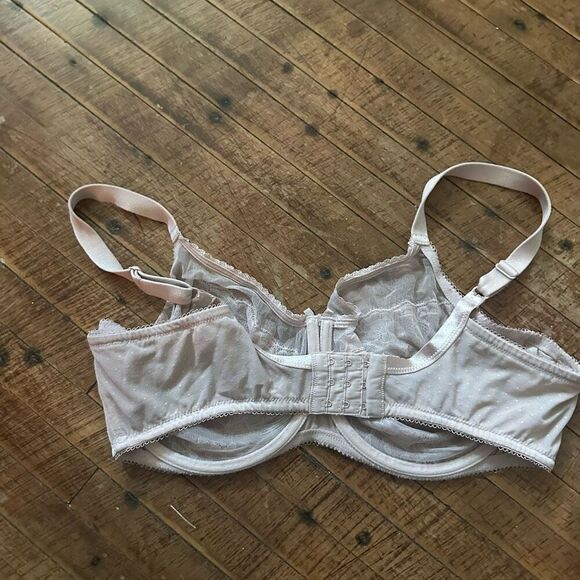 Wacoal retro chic full figure lacy unlined 40DD nude sexy bra - Picture 2 of 3